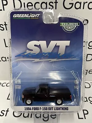 GREENLIGHT 1994 Ford F-150 Lightning SVT Truck Black 1:64 Diecast Hobby Exc. NEW • $12.99