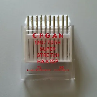 Organ Domestic Overlocker Machine Needles Janome Brother Toyota HAX1SP • £4.92