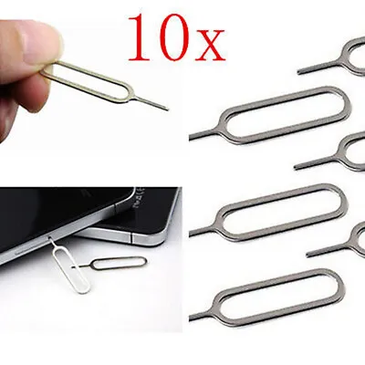 10X Sim Card Tray Ejector Eject Pin Open Key Removal Tool For IPhone Galaxy... • $0.99