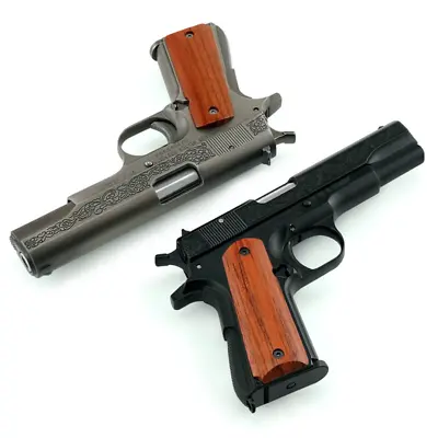 2024 METAL ARMY Colt 1911 W/Wood - Shell Eject COLLECTORS Toy Gun 1:2 Mini Guns • $83.95