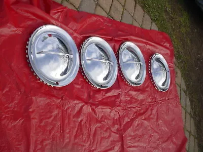 $126.25 • Buy Custom / Leadsled 15  FLIPPER Single Bar Hub Caps X 4 - Hot Rod/ Classic Truck 