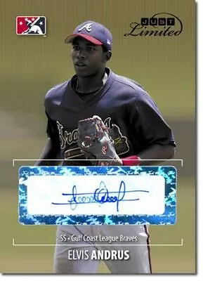 2006 ELVIS ANDRUS Autograph Rookie GOLD Auto RC #/50 • $19.49