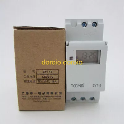 1PC NEW TOONE Microcomputer Time Control Switch 220V ZYT15 Timer • $25.39