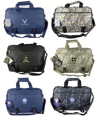 U.S.ArmyNavyAir Force Official Licensed Product Military Laptop Messenger Bags • $29.99