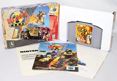 Blast Corps N64 Nintendo 64 Complete In Box CIB Authentic! Good Condition! RARE! • $6