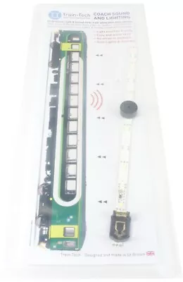 Train Tech CL34 Coach Light & Sound Strip: Cool White + Door Sounds BNIB • £25.50