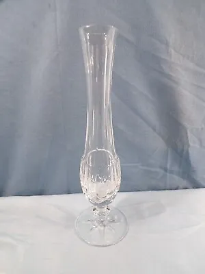 Waterford Clear Crystal Tall Slim Bud Vase 9 1/4  Tall • $19.99