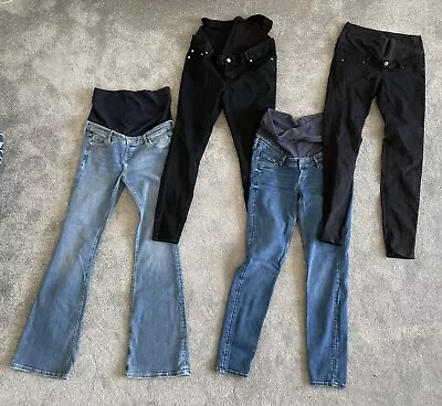 £30 • Buy Maternity Jeans Bundle X4 - Size 12-14 M/L - H&M ASOS River Island