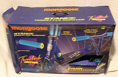 Mongoose Stance Freestyle Scooter Blue Throwback Edition R6312 For Age 8+ • $100.08