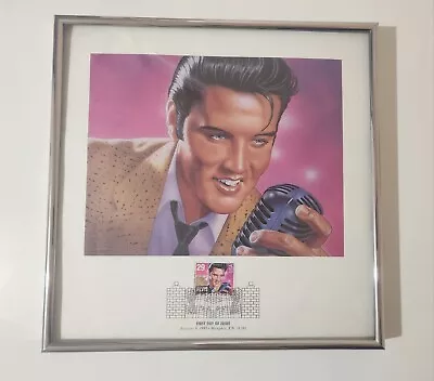 12x12 Framed 1993 Elvis Presley Commemorative Limited 1st Edition Stamp/Print • $44.99