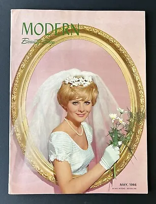 MINT MODERN BEAUTY SHOP Magazine May 1966 W/POSTER - Ruffle Curls Teen Swing Cut • $19.50