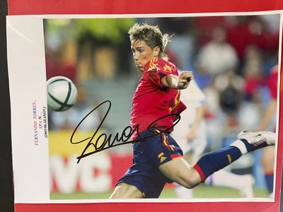 £24.99 • Buy Fernando Torres- Spain Footballer Signed 10x8 Glossy Photo 