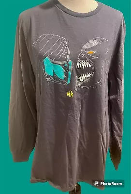 Mortal Kombat 11 XI Long Sleeve Shirt XL Black 100% Cotton Loot Wear Graphic • $22