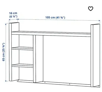 IKEA Micke Desk SHELVING UNIT • £30