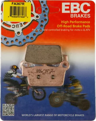 EBC Rear Sintered Brake Pads 06-18 KX450F 04-19 RM-Z250 03-19 YZ250 04-17 KX250F • $36.43