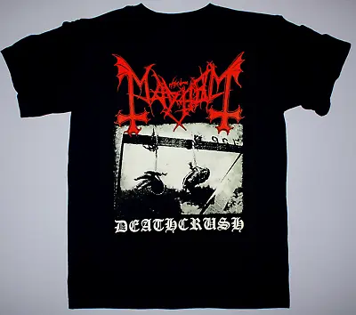 Vtg Mayhem Band Deathcrush Cotton Black All Size Unisex Shirt AP082 • $17.99