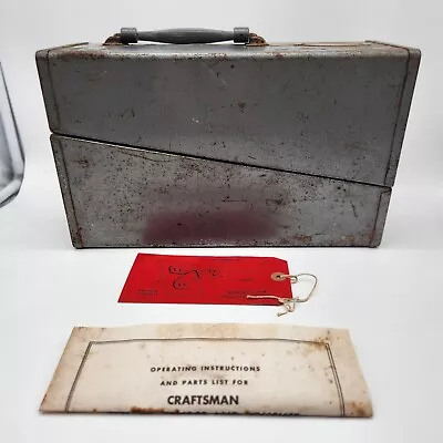 $20.99 • Buy VTG CRAFTSMAN Sander & Polisher CASE ONLY 110.7800 Metal REPLACEMENT PARTS Sears