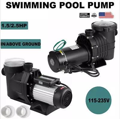 1.5/2/2.5HP INGROUND Swimming POOL PUMP MOTOR W/Strainer Hayward Replacement • $139.90