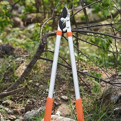 Long Length Scissor Hedge Anvil Shear Anti-slip Grip Garden Pruning Hand Tool • £32.10