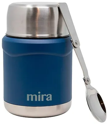 $20.45 • Buy MIRA Food Jar, Vacuum Insulated Stainless Steel Lunch Thermos With Spoon, 15 Oz