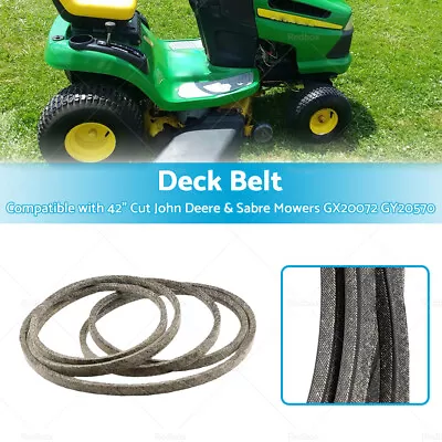 Deck Belt Suitable For 42  Cut John Deere & Sabre Mowers GY20570 GX20072 • $18.59