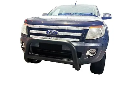 Black Nudge Bar With Bold Lower Bar For Ford Ranger XLT 2012-22 PX • $299.95
