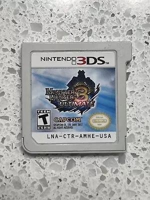 Monster Hunter 3 Ultimate (Nintendo 3DS 2013) Cartridge Only • $17.95