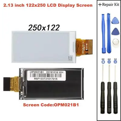 2.13 Inch 122x250 LCD Display Screen For Electronic Label Paper Screen Tags Part • £29.99