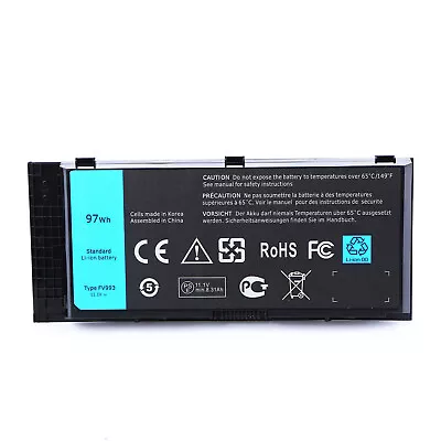 9 Cell M6600 Battery For Dell Precision M4600 M4700 M4800 M6700 M6800 Type FV993 • $19.99