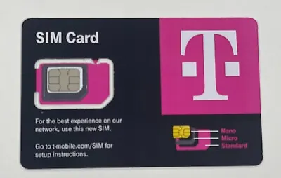 T-Mobile ESIM/$25 With 8GB & Unlimited TalkTexts I 30 Days • $17.99
