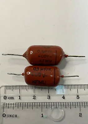 2X Vintage Iskra Capacitor 01uf 400V KFMU Marshall • $38