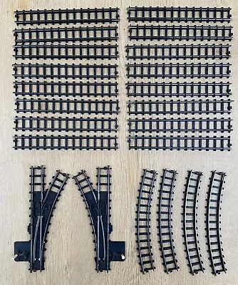 Tri-ang OO Gauge Track: 4x Curves 16x Straight 2x L & RH Points - R193 R190 • £9.95