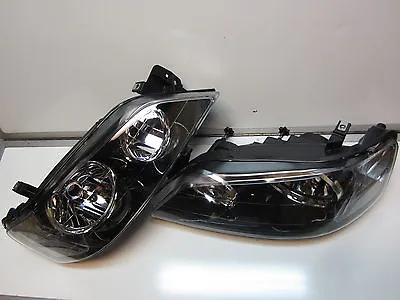  FITS FORD FALCON BA BF Mk1 XT Black Headlights Brand New PAIR HEAD LAMPS SET  • $299