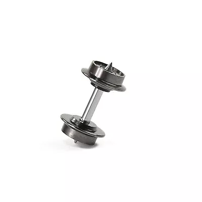 Evemodel 12pcs N Scale Wheelsets Metal Axle DC Wheels For Trix HP07150 • $13.99
