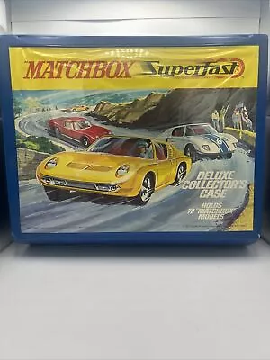1970 Matchbox Superfast Deluxe Collectors Case Holds 72 Cars B2/ 48 Cars In Box! • $139.99