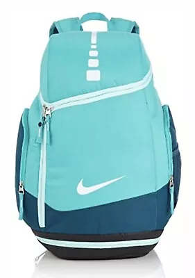 Nike Hoops Elite Max Air Team Basketball Backpack Teal/ White • $65