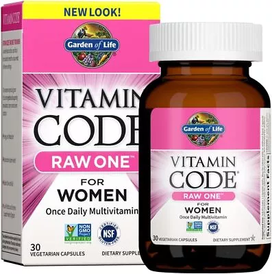 Garden Of Life Multivitamin For Women Vitamin Code Raw 30 Count (Pack 1)  • $49.95