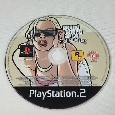 £4.22 • Buy *Disc Only* Grand Theft Auto San Andreas Playstation PS2 Action Video Game PAL