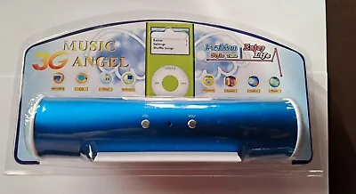 Music Angel Speaker For IPod MP3 PC Metallic Blue (1862) • £15