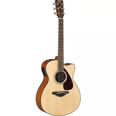 Yamaha FSX800C Small Body Cutaway Acoustic-Electric Guitar - Natural New! • $299.99