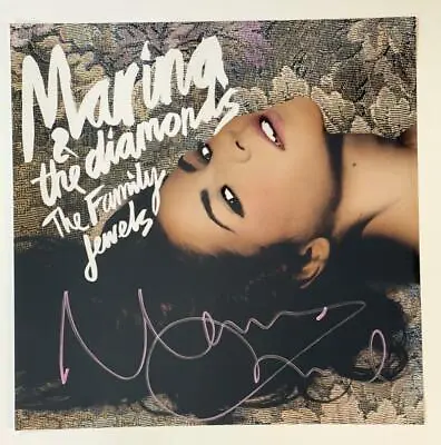 Marina And The Diamonds Signed Autograph 12x12 Album Flat - The Family Jewels • $599.95