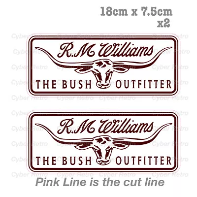 R.M Williams - The Bush Outfitter Logo Decal Sticker  • $7.50