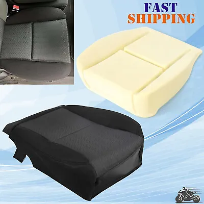 For Chevy Silverado 1500 07-14 Driver Side Bottom Cloth Seat Cover+Foam Cushion • $48.78