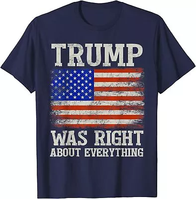 Trump Was Right About Everything - Vintaje USA Unisex T-Shirt • $19.99