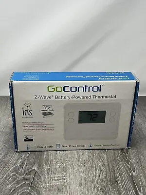 $45.97 • Buy GoControl GC-TBZ48L Z-Wave Battery-Powered Thermostat