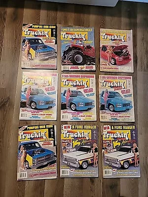 Lot 9 Vintage (1990s)  Truckin'  Magazines By McMullen Publications (USED) • $8