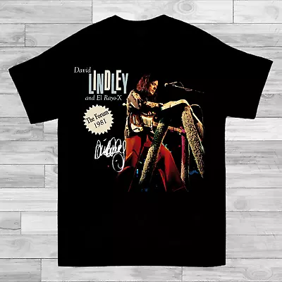 David Lindley And Jackson Browne 1981 Black All Size Unisex T-Shirt TMB581 • $18.99