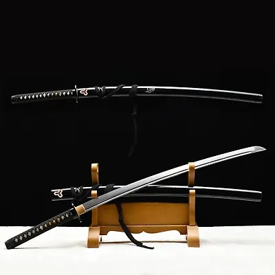 MURASAME Katana Sword 41'' 9260 Spring Steel Blade Full Tang Very Sharp Handmade • $179.99