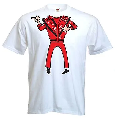 MICHAEL JACKSON T-SHIRT - Fancy Dress Outfit Costume Funny Jackson 5 Thriller • £12.95