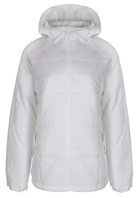 Peter Storm Womens Warm Hooded Winter Parka Coat New White Padded Jacket & Hood  • £8.99